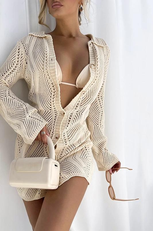 GR | Wii throw with button placket