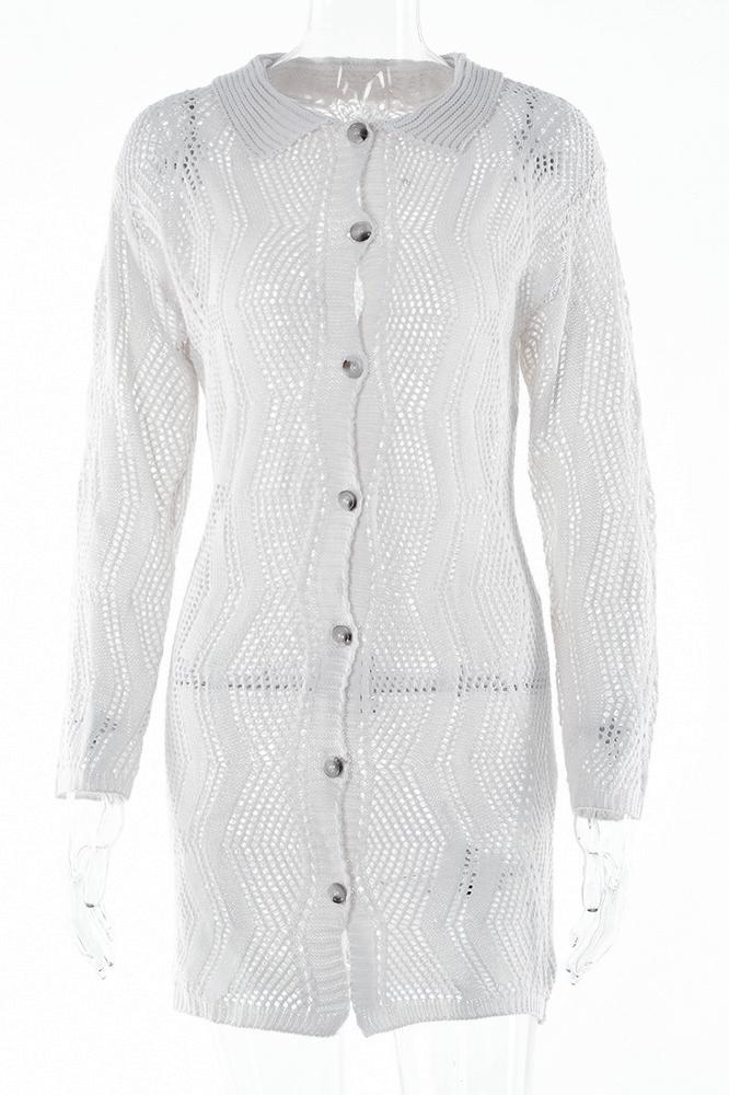 GR | Wii throw with button placket