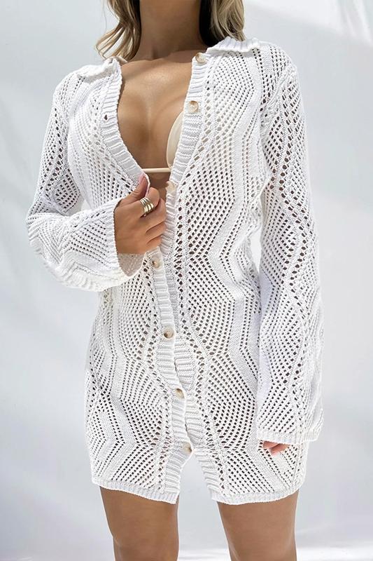 GR | Wii throw with button placket