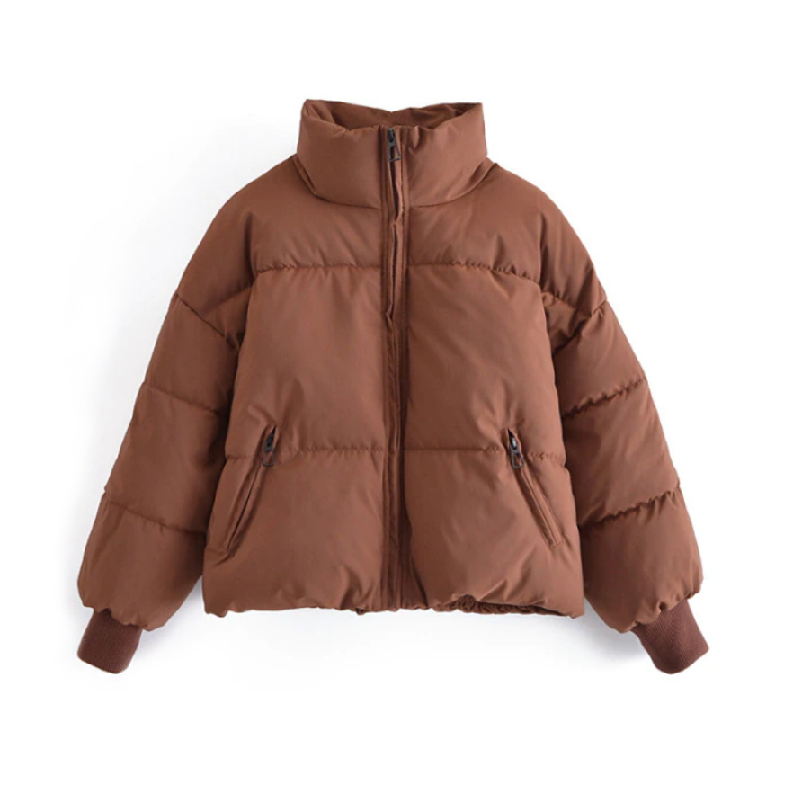 GR | Women's winter jacket with high collar