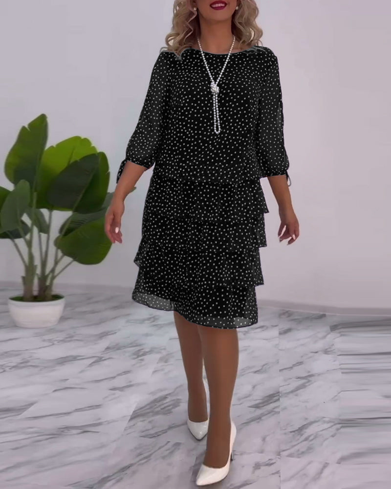 GR | Stilvolles Herbstkleid Mit Eleganz
