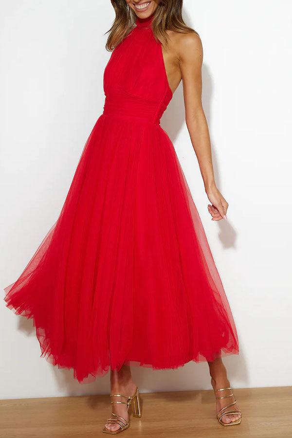 GR | Kleid mit Langer Röcke Design