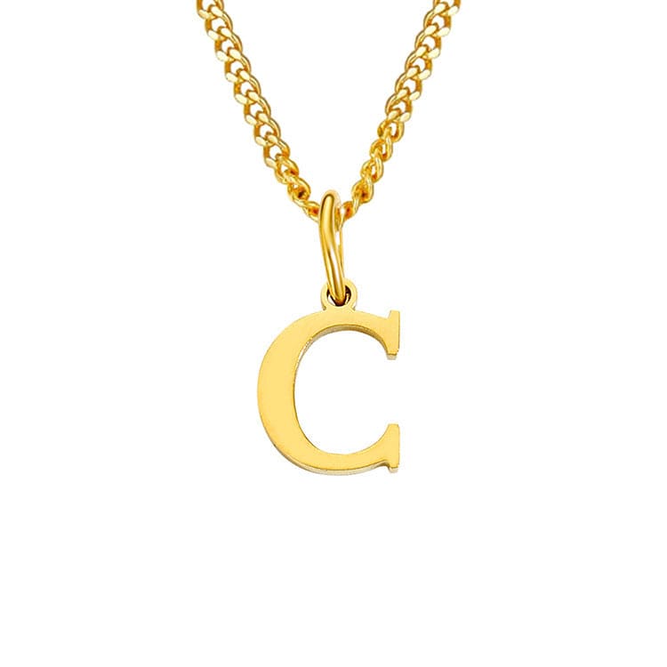 GR | Letters All Match 14k Stainless Steel Necklace