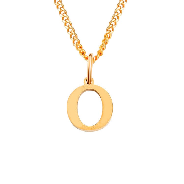 GR | Letters All Match 14k Stainless Steel Necklace