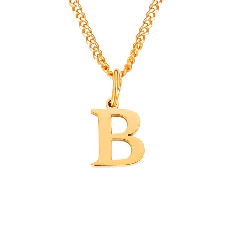 GR | Letters All Match 14k Stainless Steel Necklace