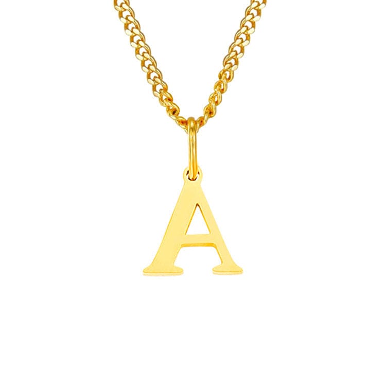 GR | Letters All Match 14k Stainless Steel Necklace
