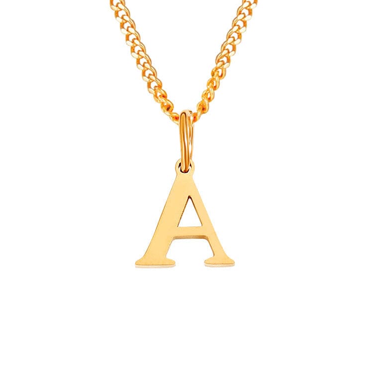 GR | Letters All Match 14k Stainless Steel Necklace