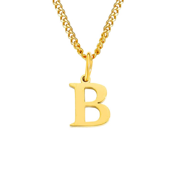 GR | Letters All Match 14k Stainless Steel Necklace