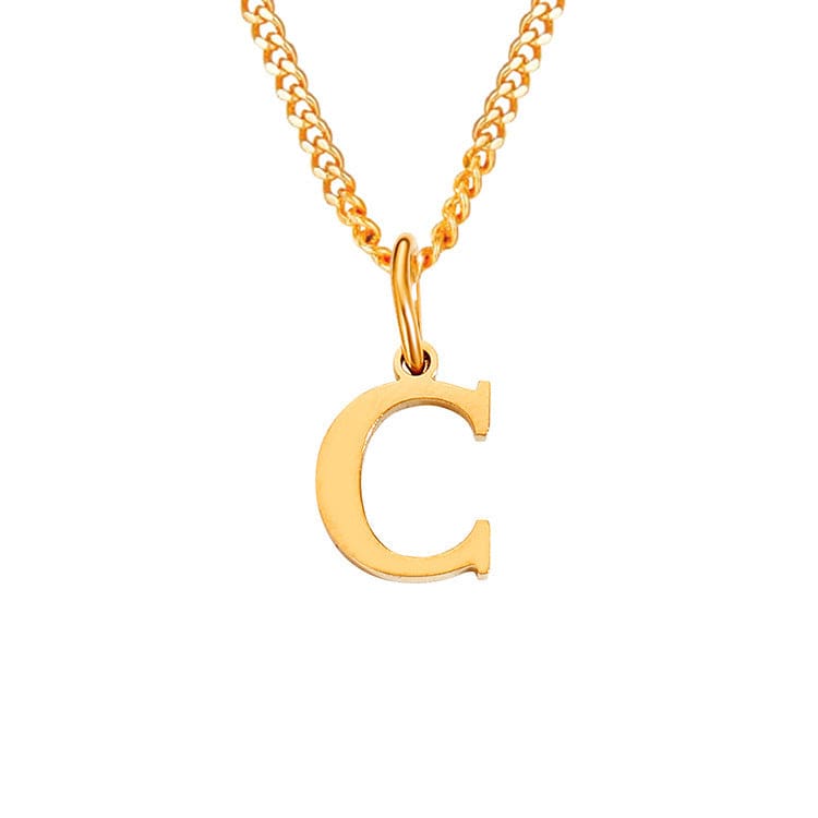 GR | Letters All Match 14k Stainless Steel Necklace