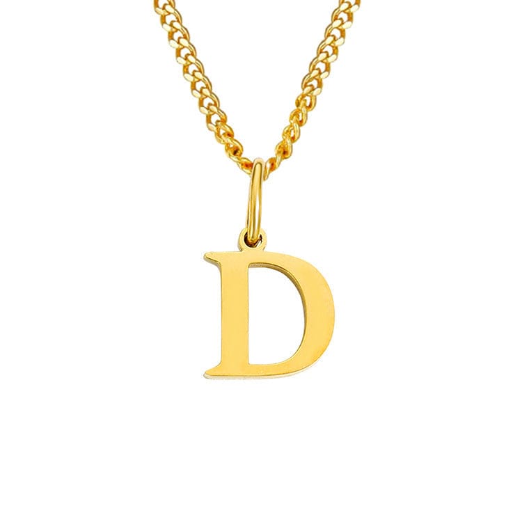 GR | Letters All Match 14k Stainless Steel Necklace