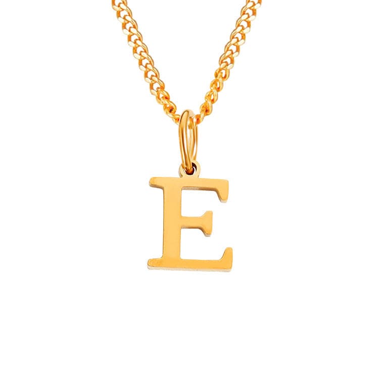 GR | Letters All Match 14k Stainless Steel Necklace
