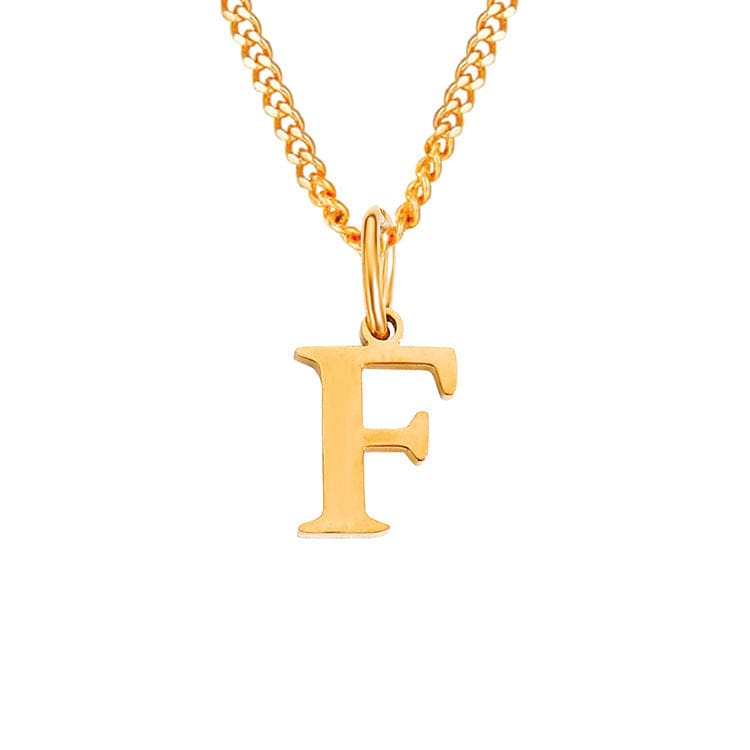 GR | Letters All Match 14k Stainless Steel Necklace