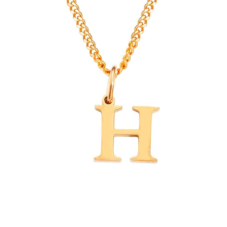 GR | Letters All Match 14k Stainless Steel Necklace