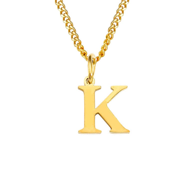 GR | Letters All Match 14k Stainless Steel Necklace