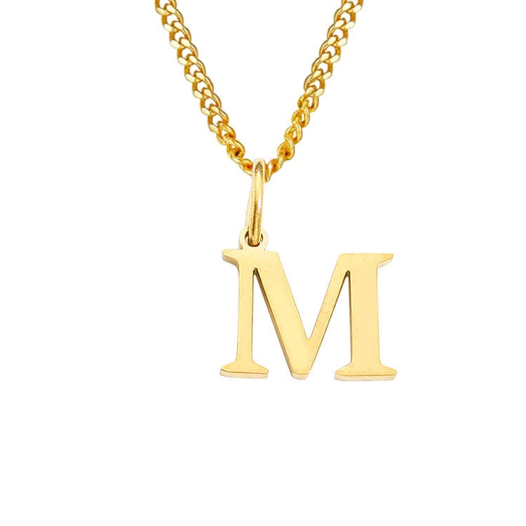 GR | Letters All Match 14k Stainless Steel Necklace