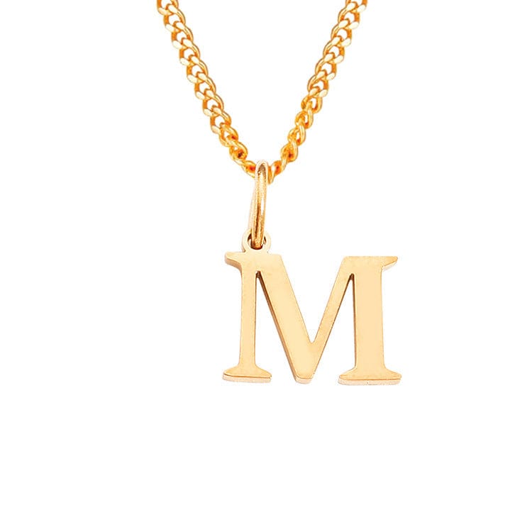 GR | Letters All Match 14k Stainless Steel Necklace