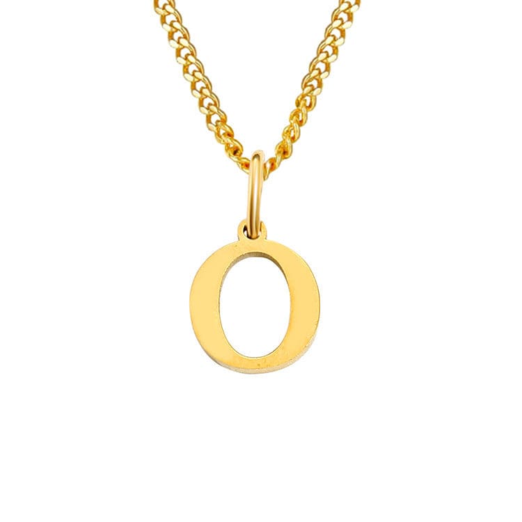 GR | Letters All Match 14k Stainless Steel Necklace