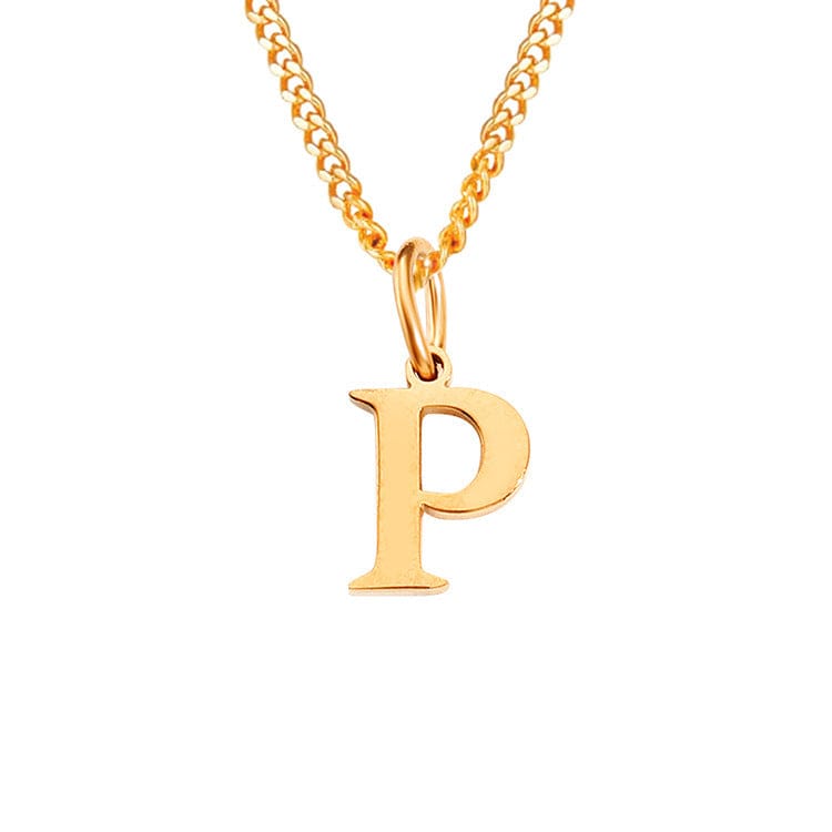 GR | Letters All Match 14k Stainless Steel Necklace