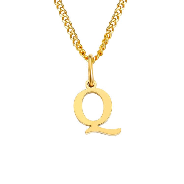 GR | Letters All Match 14k Stainless Steel Necklace