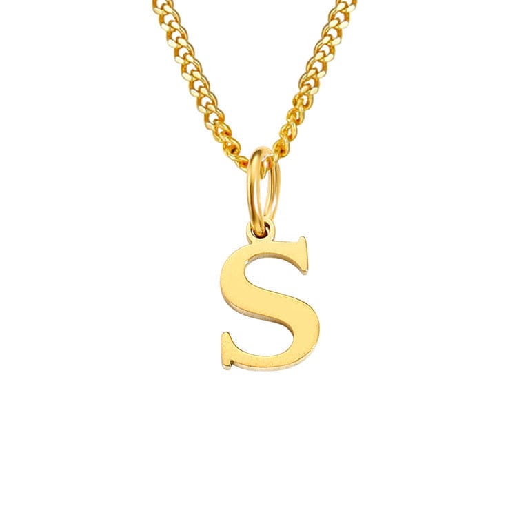 GR | Letters All Match 14k Stainless Steel Necklace