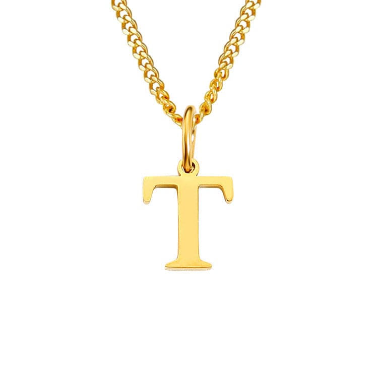 GR | Letters All Match 14k Stainless Steel Necklace