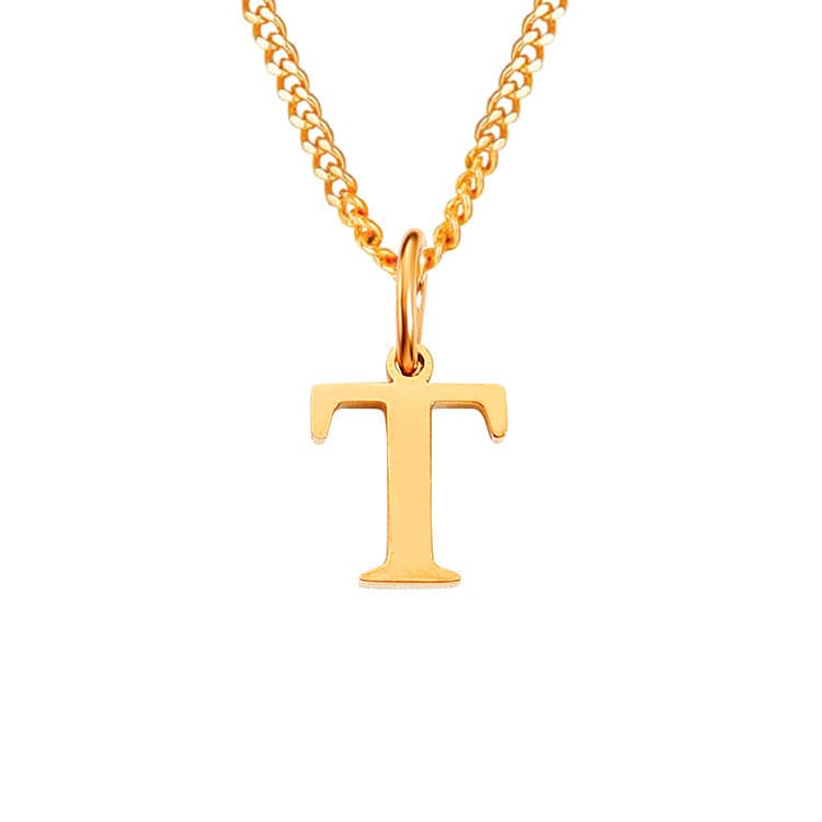 GR | Letters All Match 14k Stainless Steel Necklace