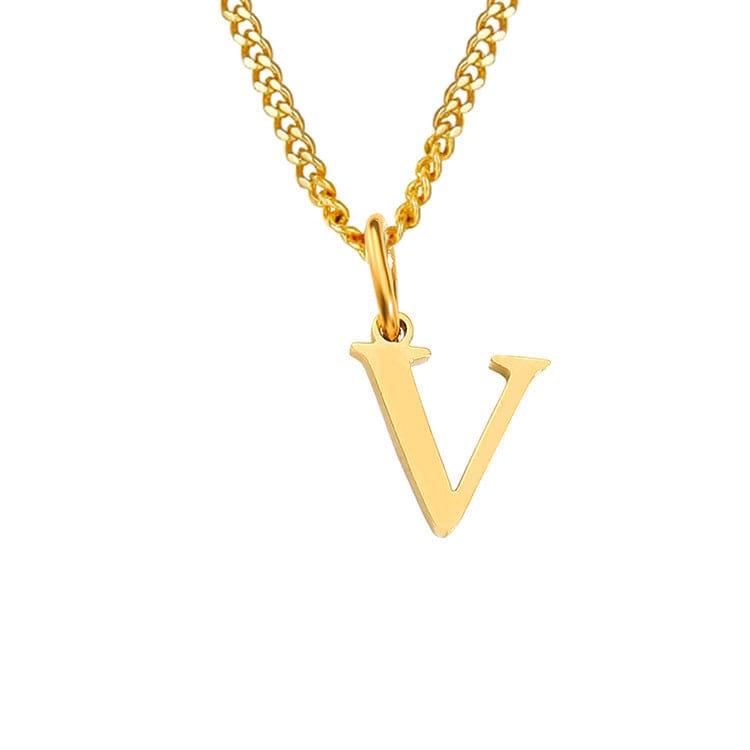 GR | Letters All Match 14k Stainless Steel Necklace