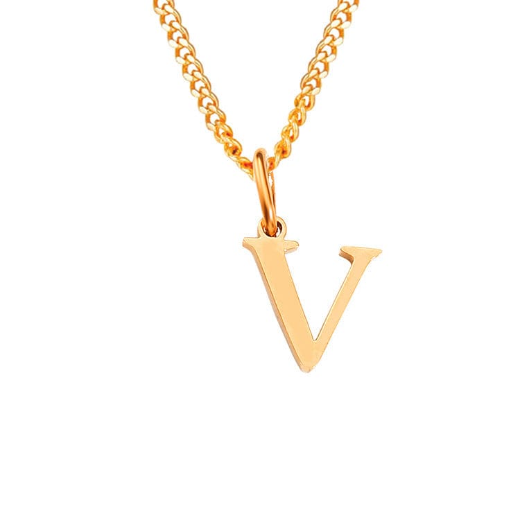 GR | Letters All Match 14k Stainless Steel Necklace