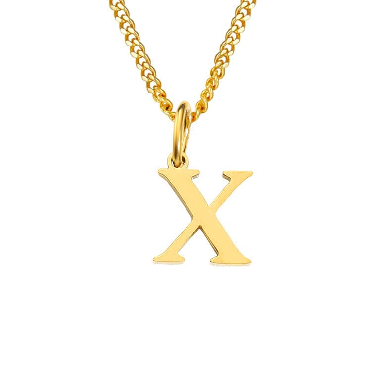 GR | Letters All Match 14k Stainless Steel Necklace
