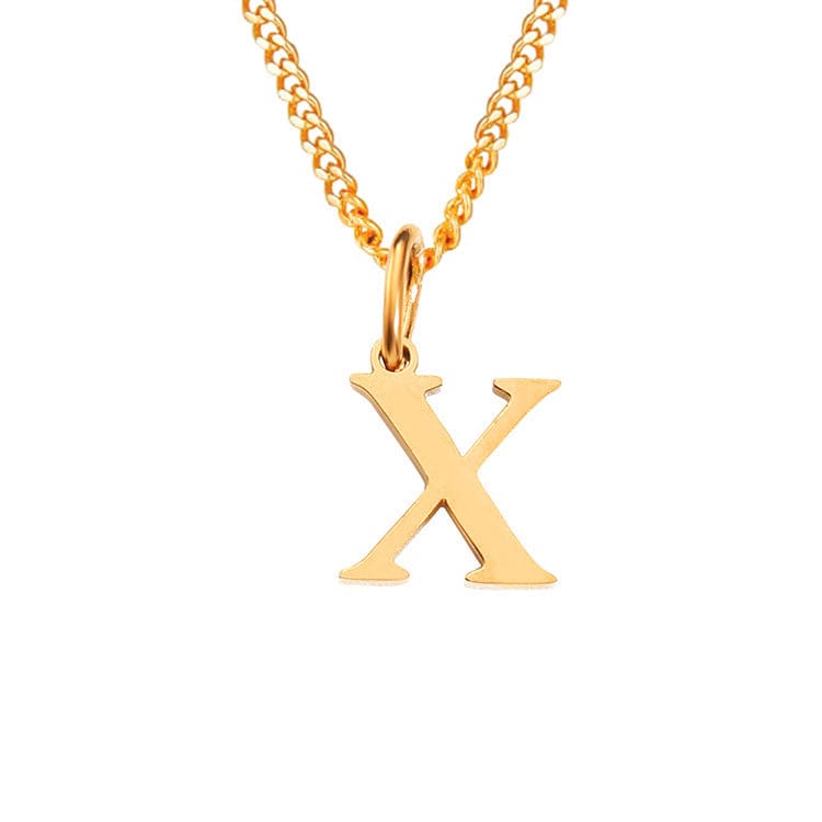 GR | Letters All Match 14k Stainless Steel Necklace