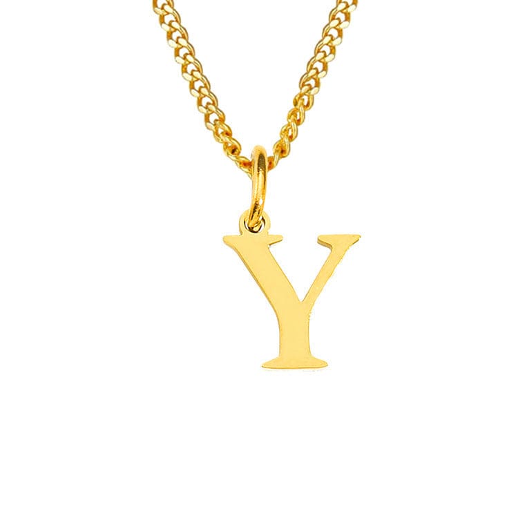 GR | Letters All Match 14k Stainless Steel Necklace