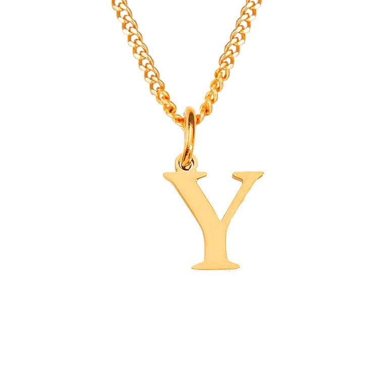 GR | Letters All Match 14k Stainless Steel Necklace
