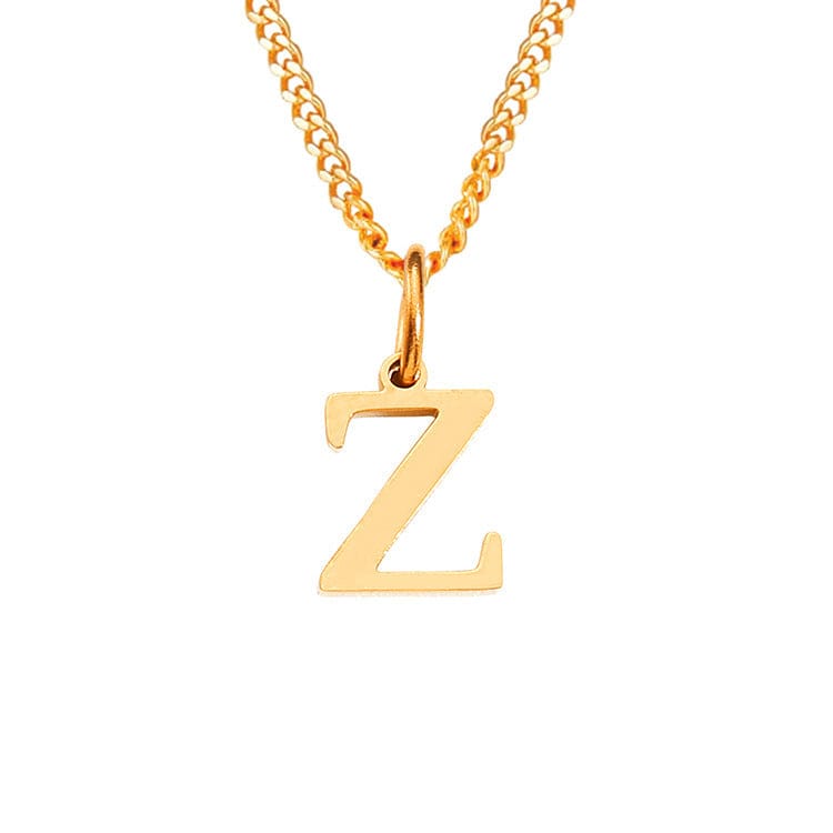 GR | Letters All Match 14k Stainless Steel Necklace