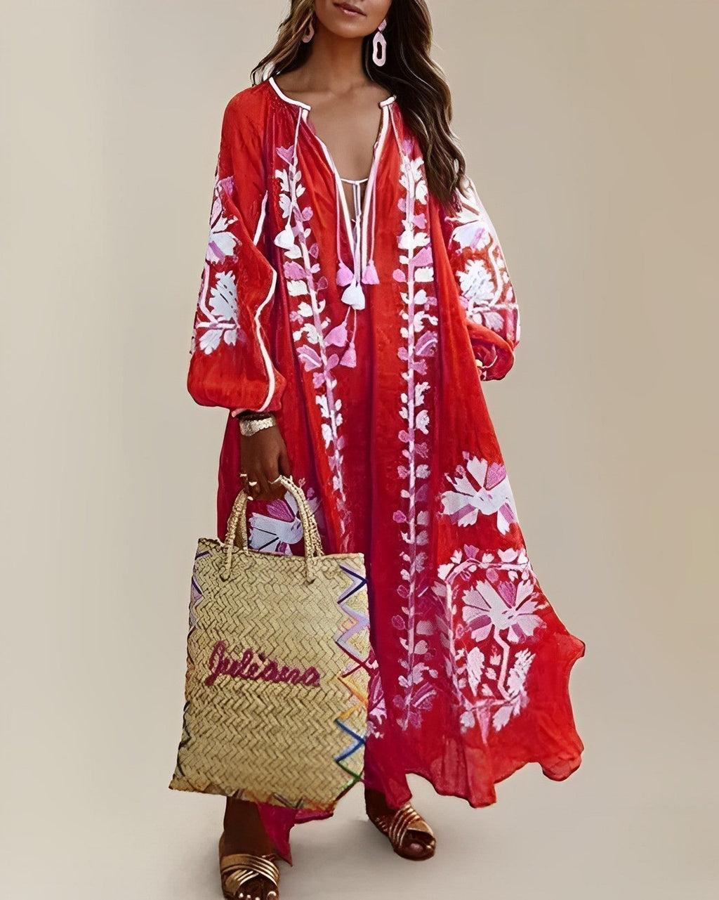 GR | Retro Boho Loose Dress