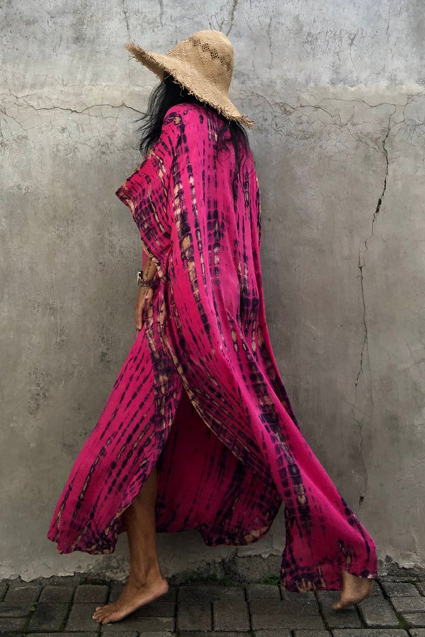 GR Freely – Lockeres Überwurfkleid im Batik-Boho-Stil