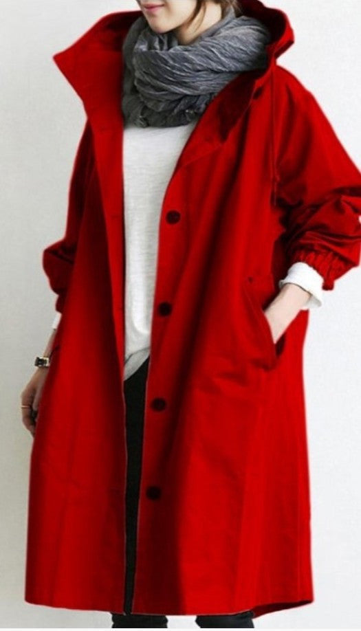 GR | Trench coat with hood