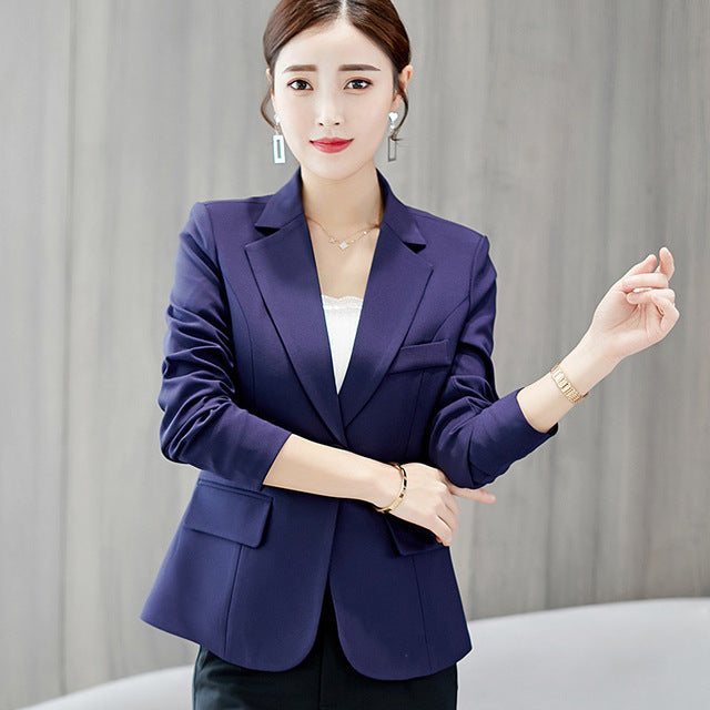 GR | Black blazer for women, office jacket, suit jacket with pockets