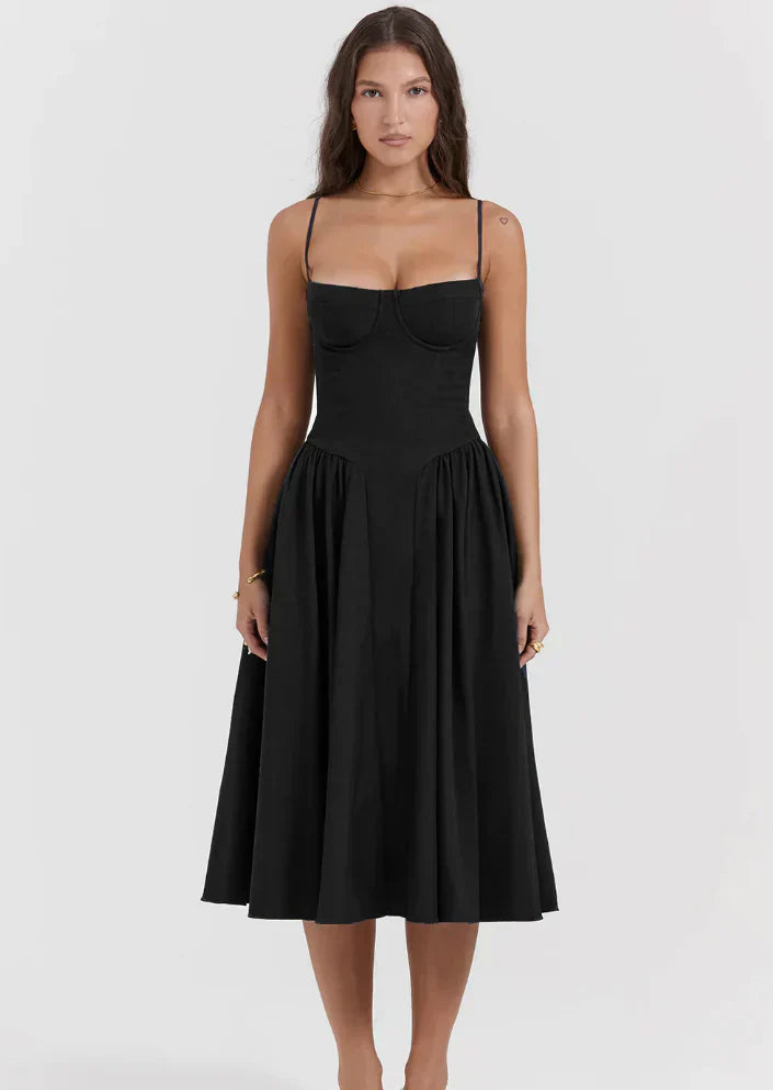 Dress with corset