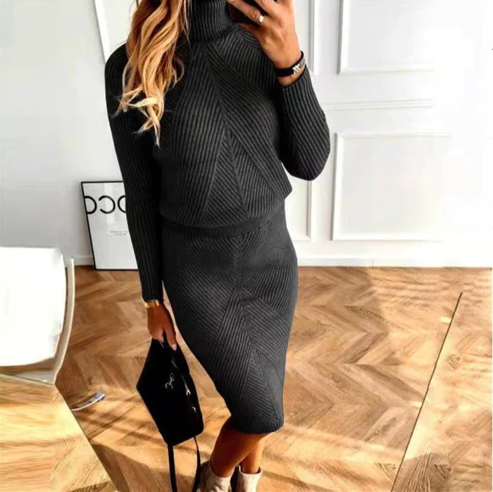 GR | Ribbed Two-Piece Set for Women