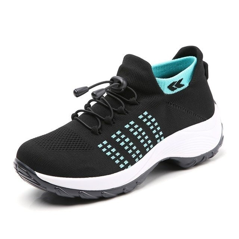 GR | Breathable Slip-on Sneakers with Adjustable Laces for Women