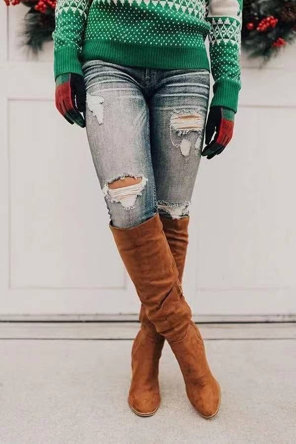 GR | Elegant knee-length boots