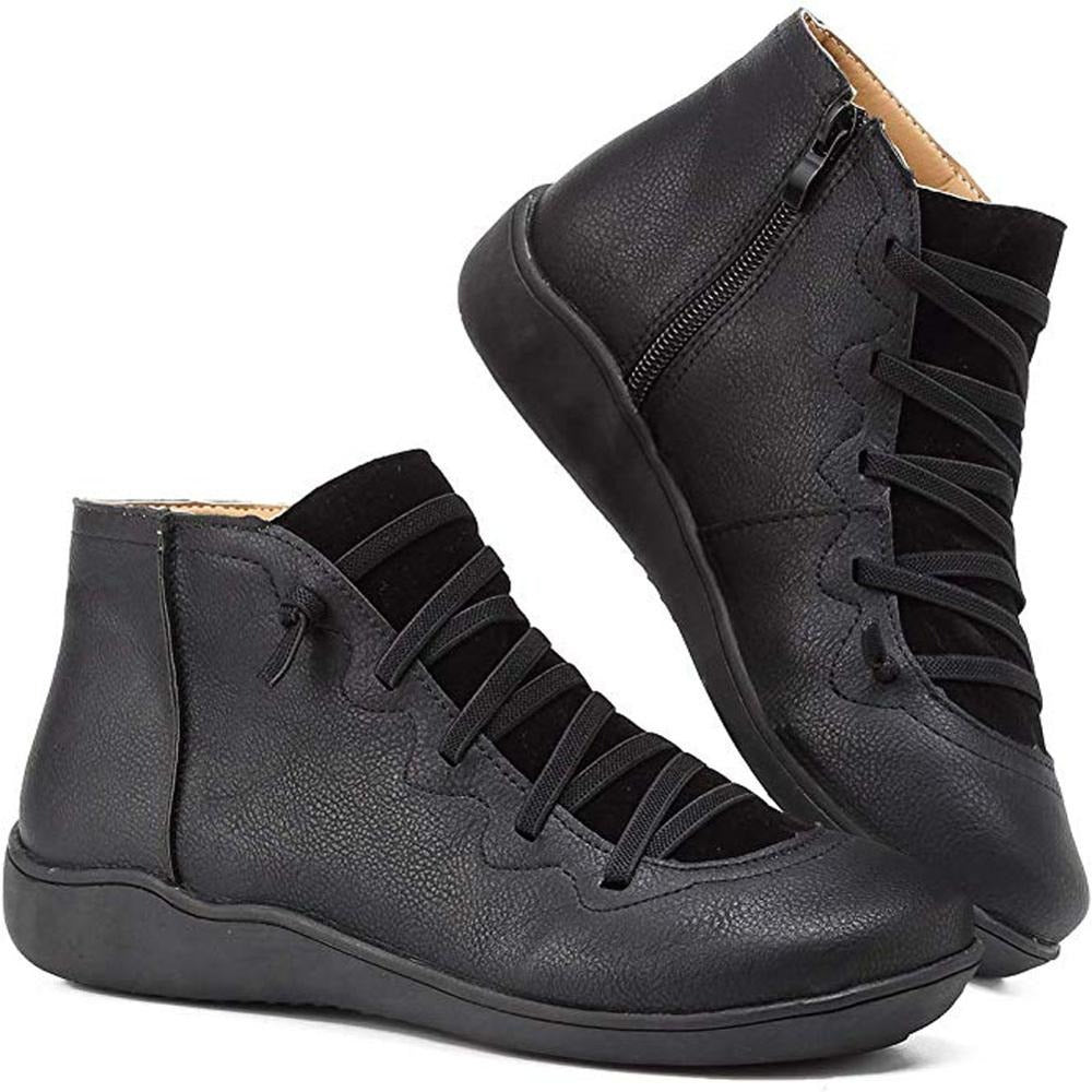 GR - Women's casual lace-up ankle boots