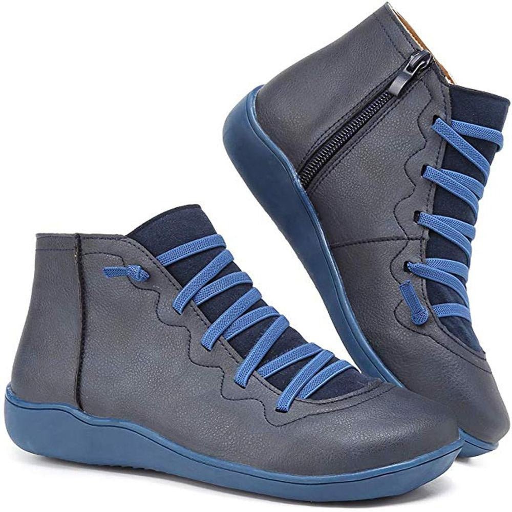 GR - Women's casual lace-up ankle boots