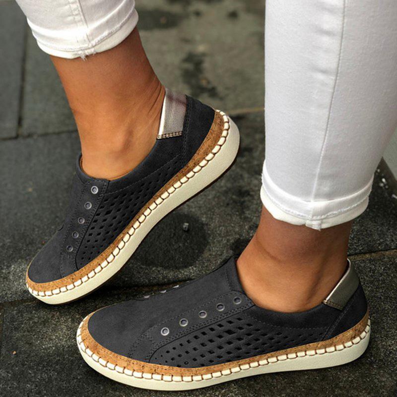 GR | Breathable Vulcanized Perforated Lightweight Sneakers