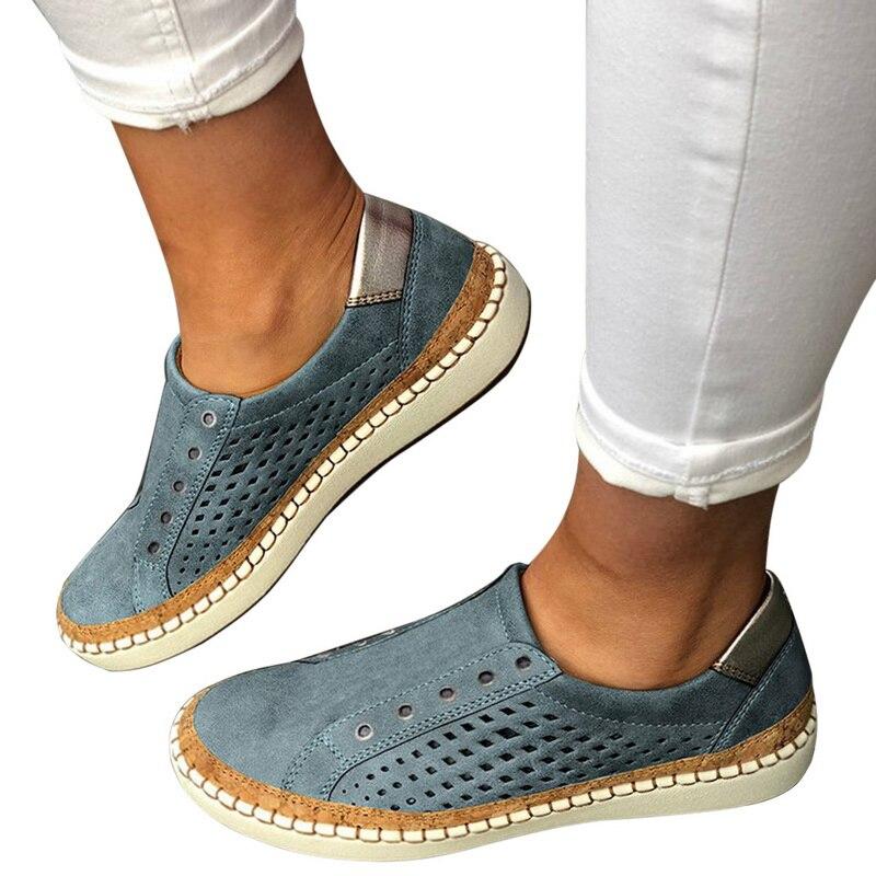 GR | Breathable Vulcanized Perforated Lightweight Sneakers