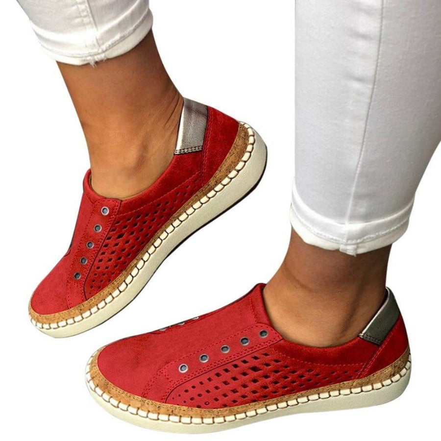 GR | Breathable Vulcanized Perforated Lightweight Sneakers
