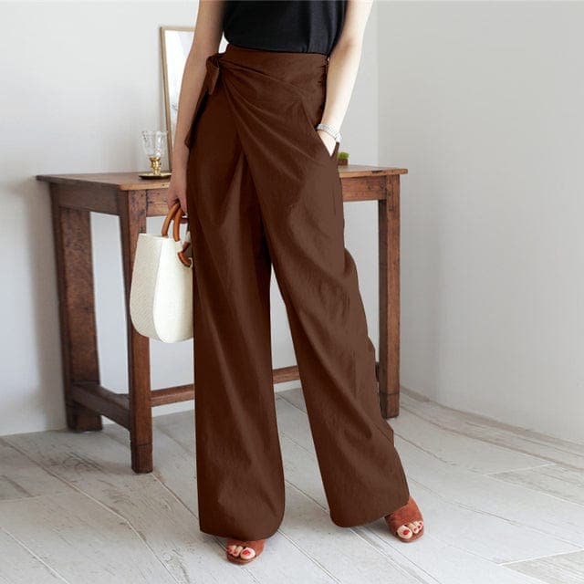 GR - Elegante Wickelhose mit hoher Taille