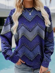 GR | GEOMETRIC CASHMERE SWEATSHIRT