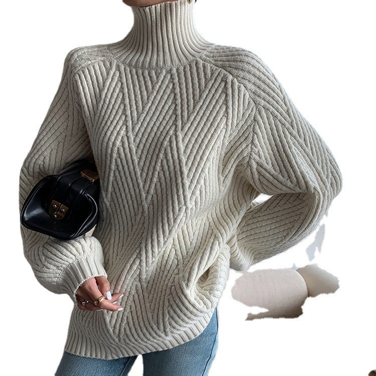GR | Eleganter Rollkragenpullover
