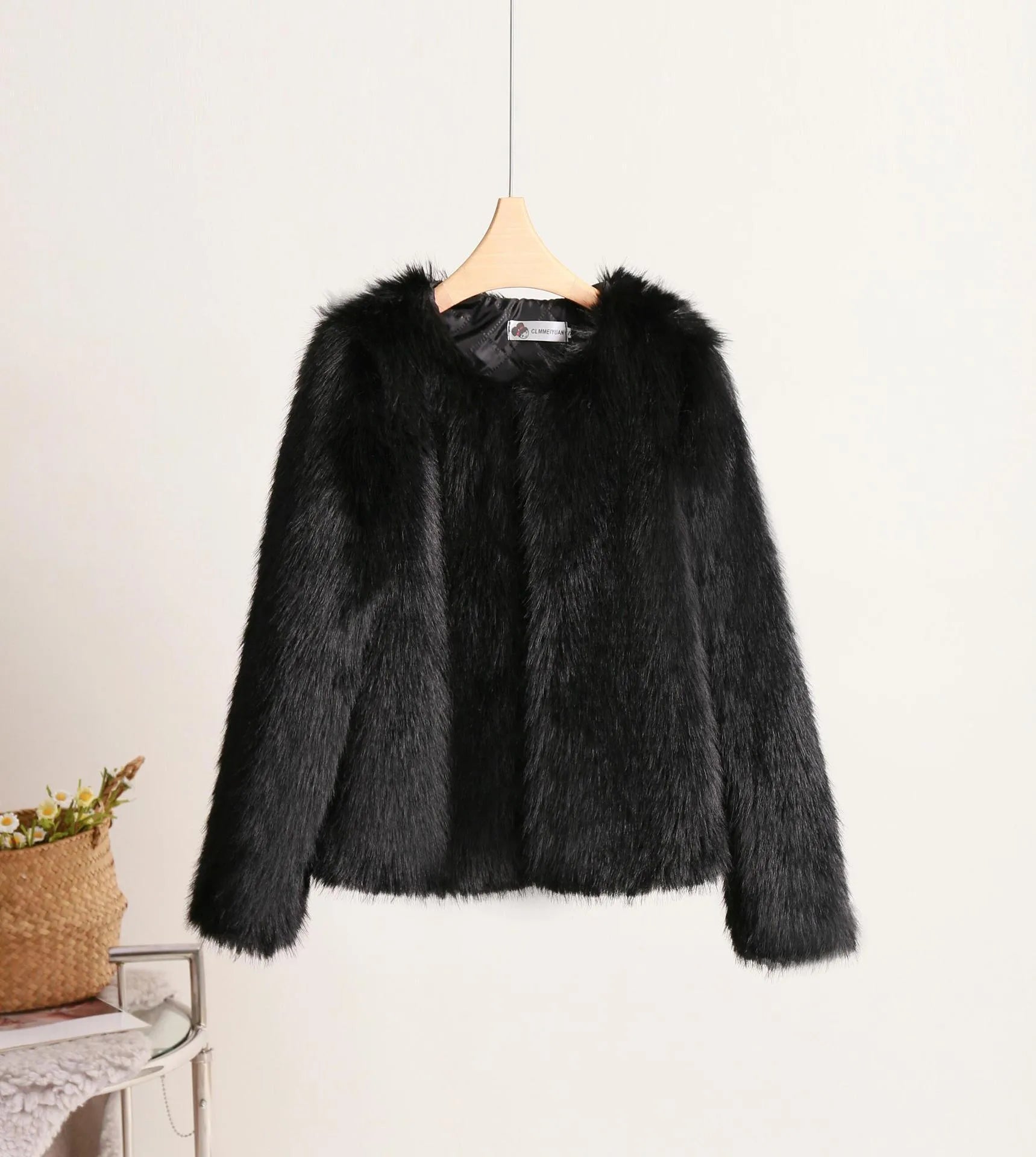 GR | Solid Color Short Coat for Women
